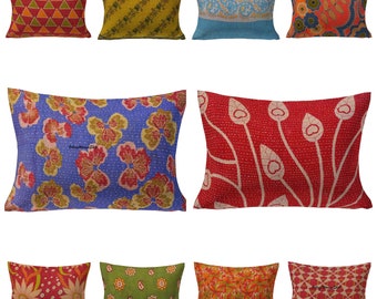 20 federe per cuscini Kantha vintage, cuscino indiano Boho fatto a mano