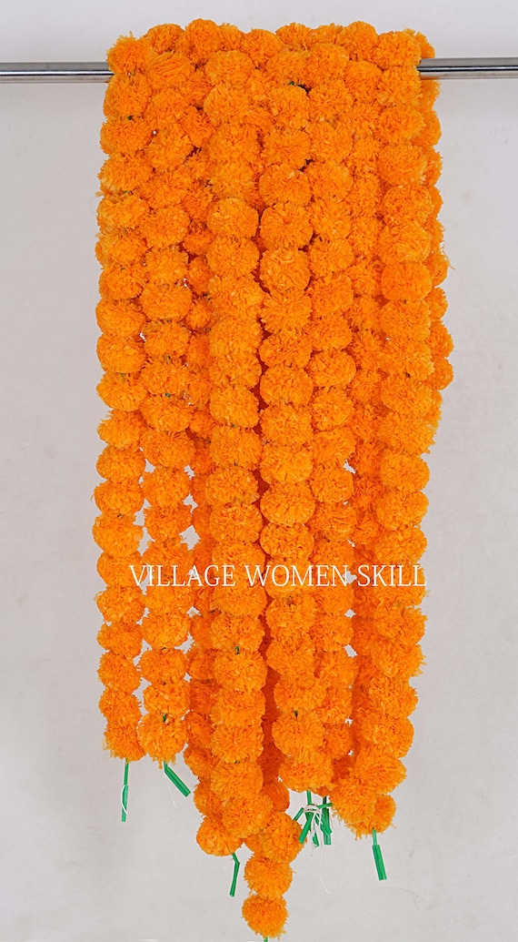 Day of the Dead Altar Festival Artificial Marigold Garland for