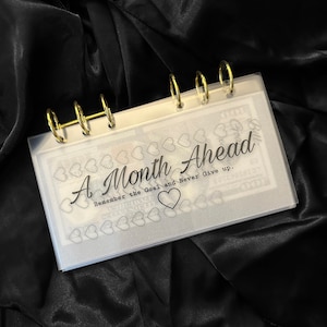 A Month Ahead Saving Booklet