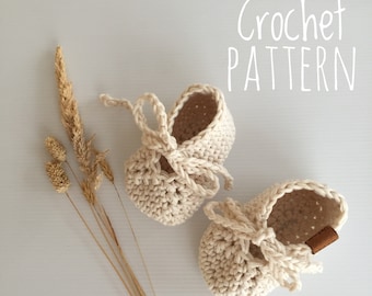 Pattern Only - Maia Crochet Booties