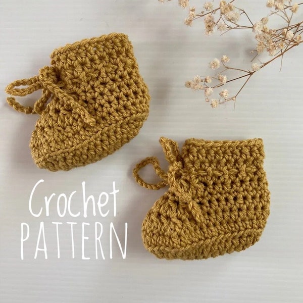 Pattern Only -  Blake Booties Crochet Pattern