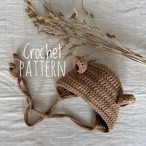 Bear Bonnet Crochet Pattern