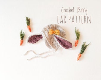 Pattern Only - Crochet Bunny Ears