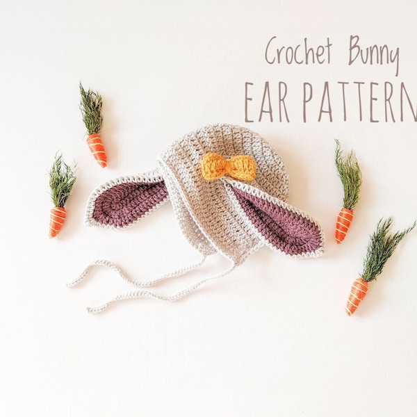 Pattern Only - Crochet Bunny Ears