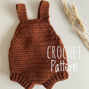 Marlo Crochet Newborn Romper Pattern