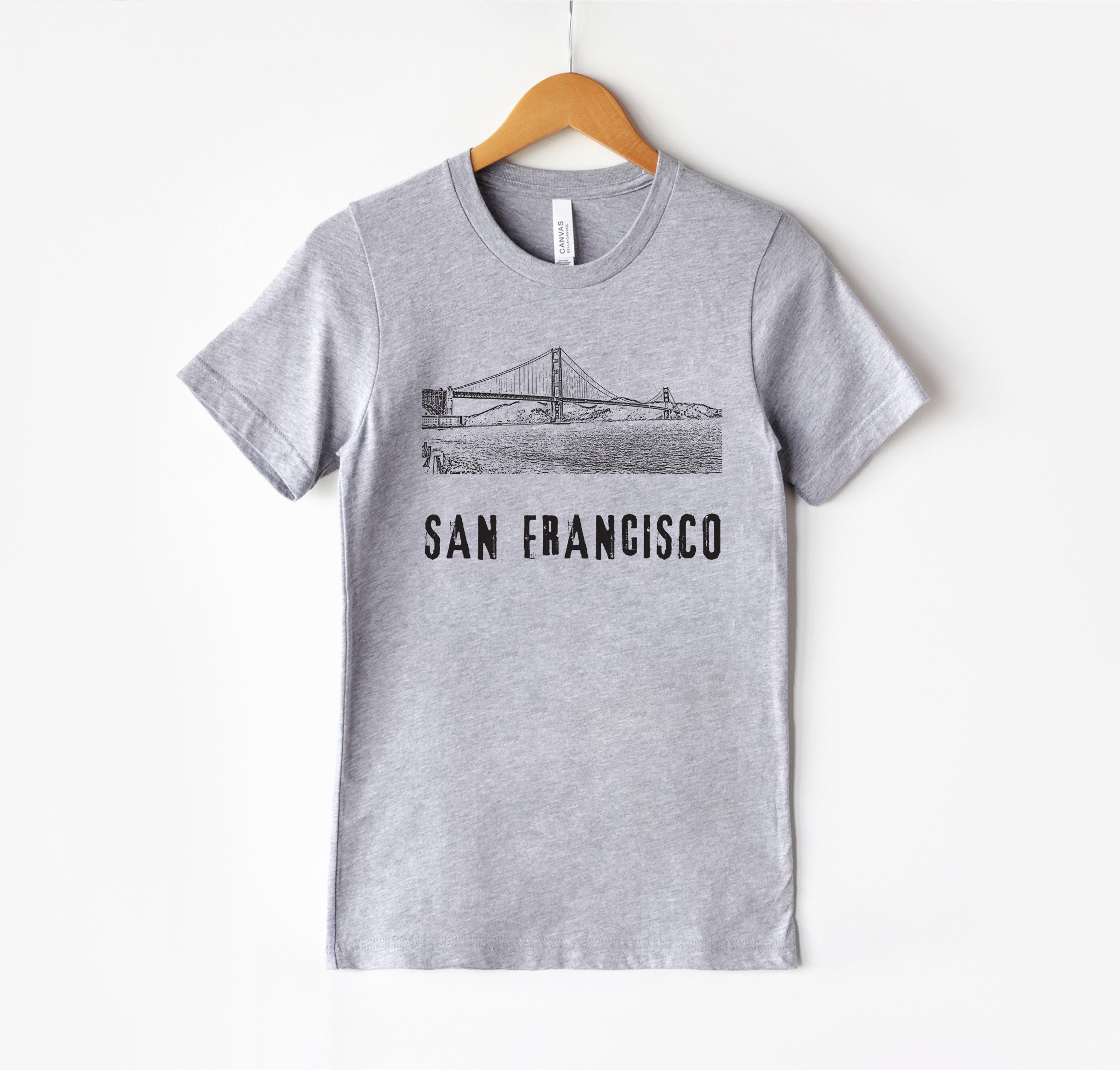 San Francisco Shirt San Francisco T-shirt Golden Gate Tee - Etsy