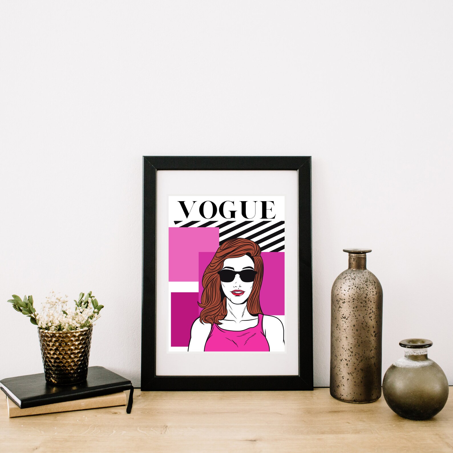 Vogue Poster Vogue Prints Fashion Wall Art Prints Modern Etsy