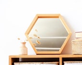 Hexagonal Wall Mirror