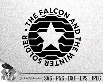 Download Svg Pdf Eps Png Dxf Tiff Vector Clip Art Image Perfect For Cricut Silhouette Marvel Hero Winter Soldier Bucky Barnes Logo Art Digital Art Collectibles Lifepharmafze Com