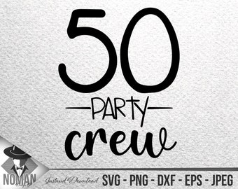 Download Party Crew Svg Etsy
