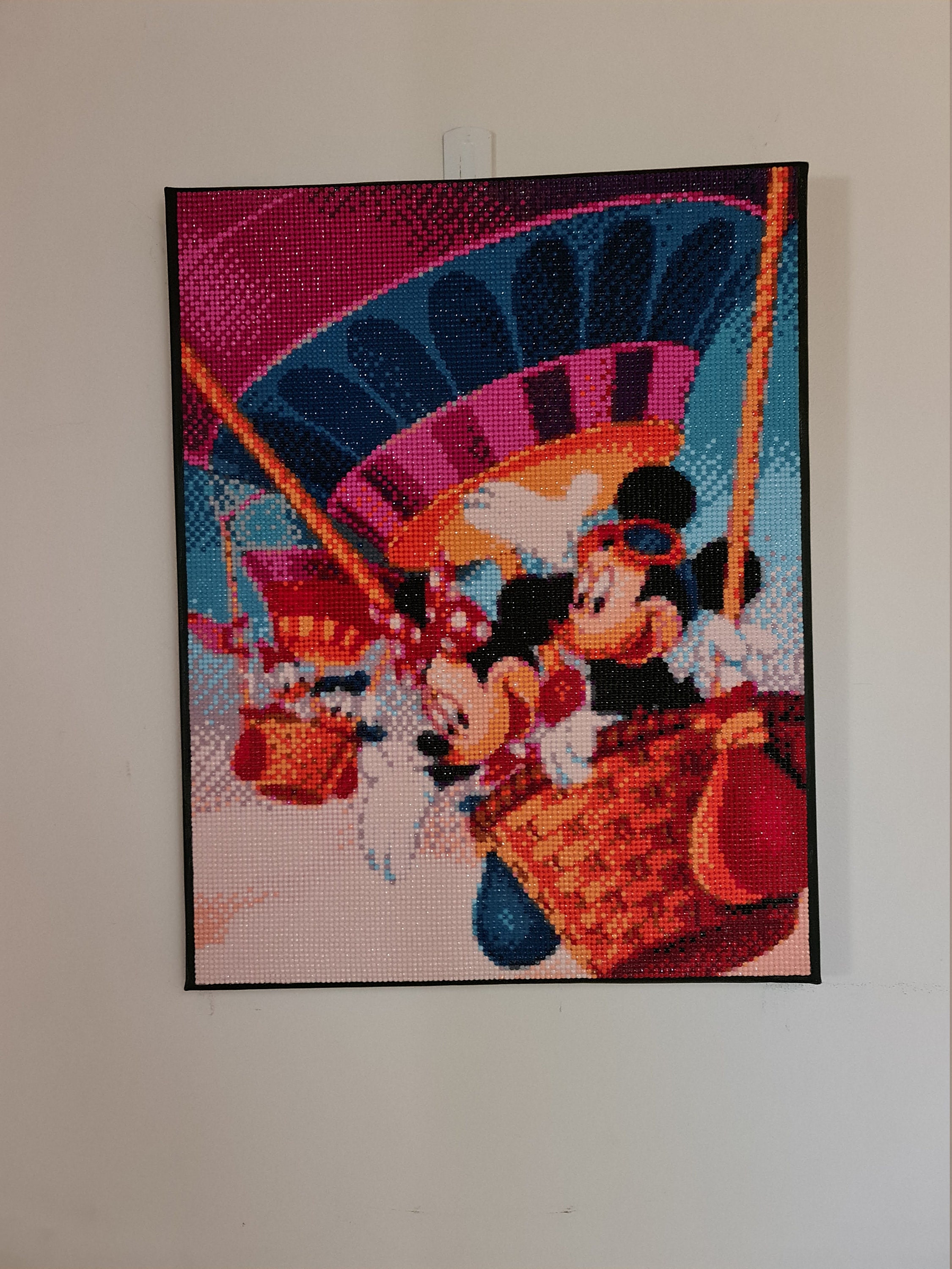 Wall Decor, Mickey Mouse Diamond Paintingdiamond Art Mickey Mouse