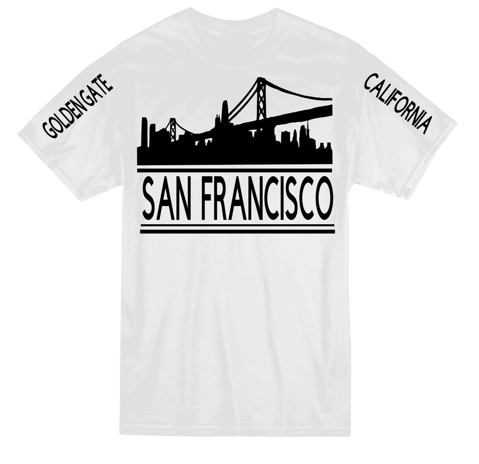 SAN FRANCISCO Short Sleeve T-shirt - Etsy