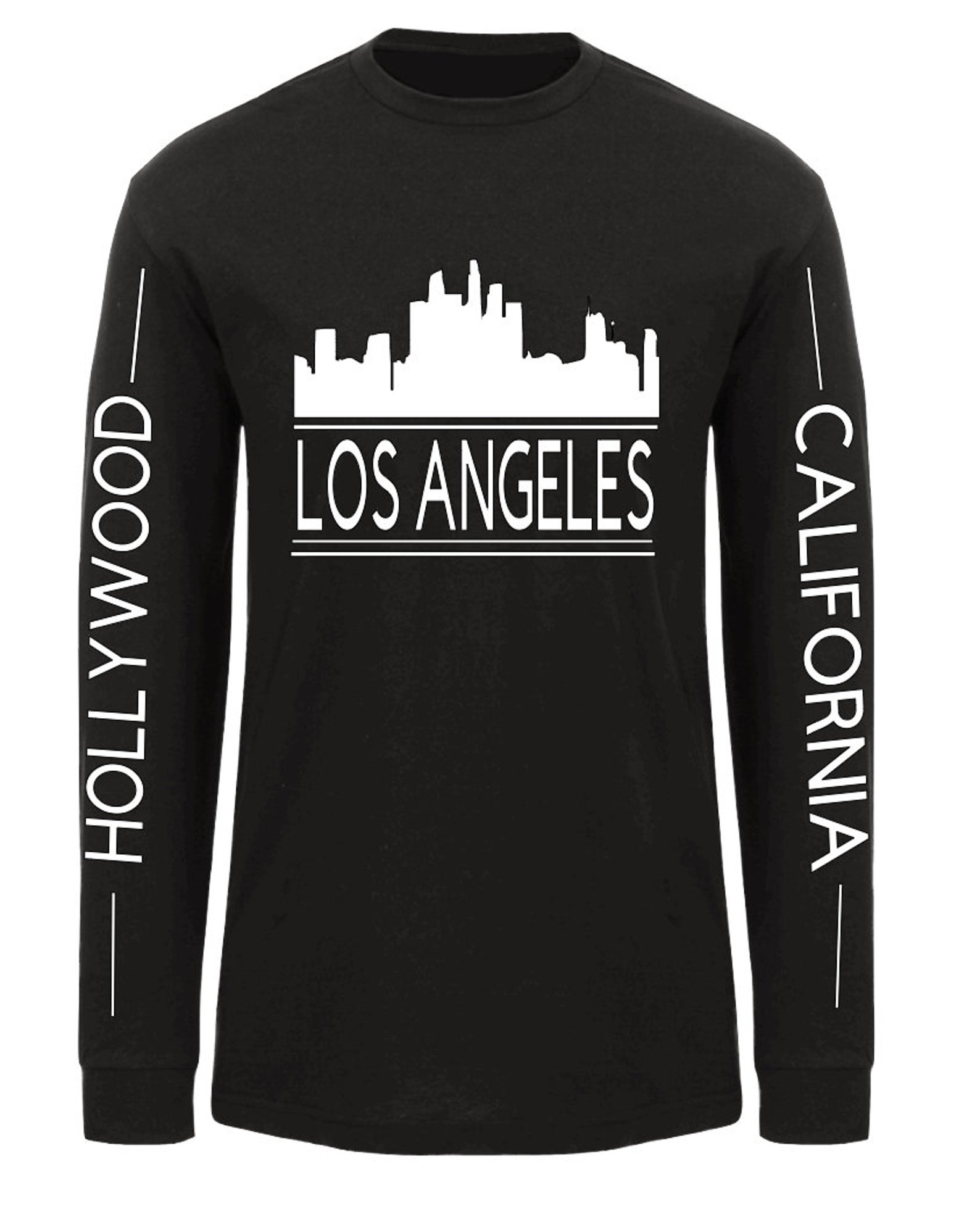 LOS ANGELES LONG Sleeve T-shirt - Etsy