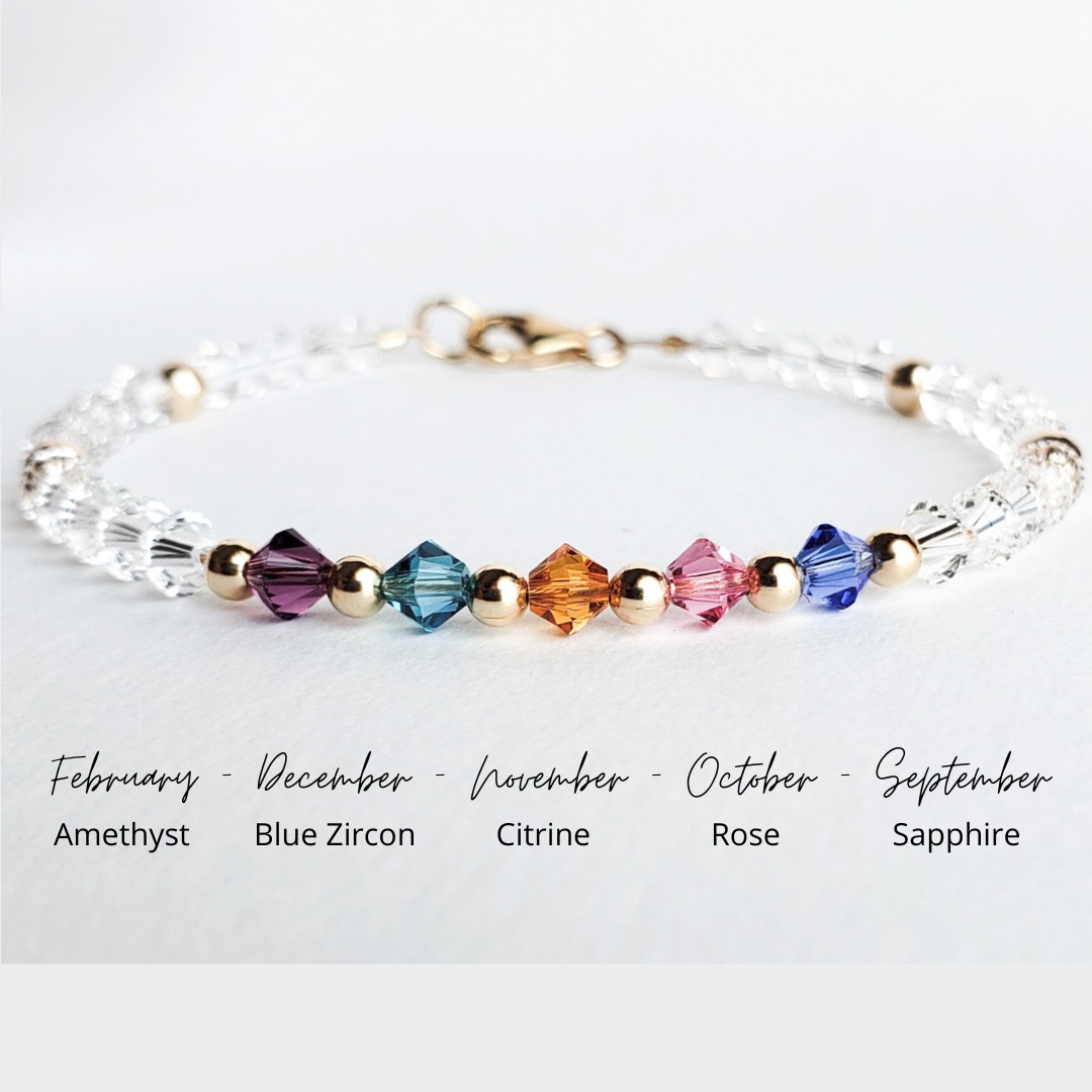 Bolo Friendship Bracelet with Rainbow of Crystals Adjustable Length Bolo Friendship Bracelet with Rainbow of Crystals Adjustable Length