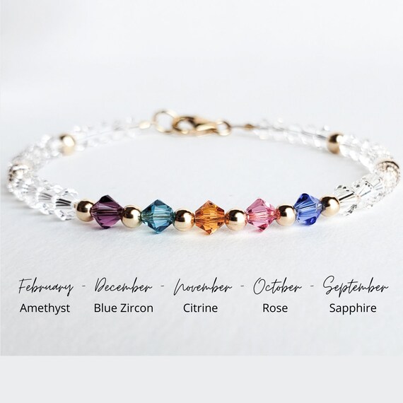 Bolo Friendship Bracelet with Rainbow of Crystals Adjustable Length Bolo Friendship Bracelet with Rainbow of Crystals Adjustable Length