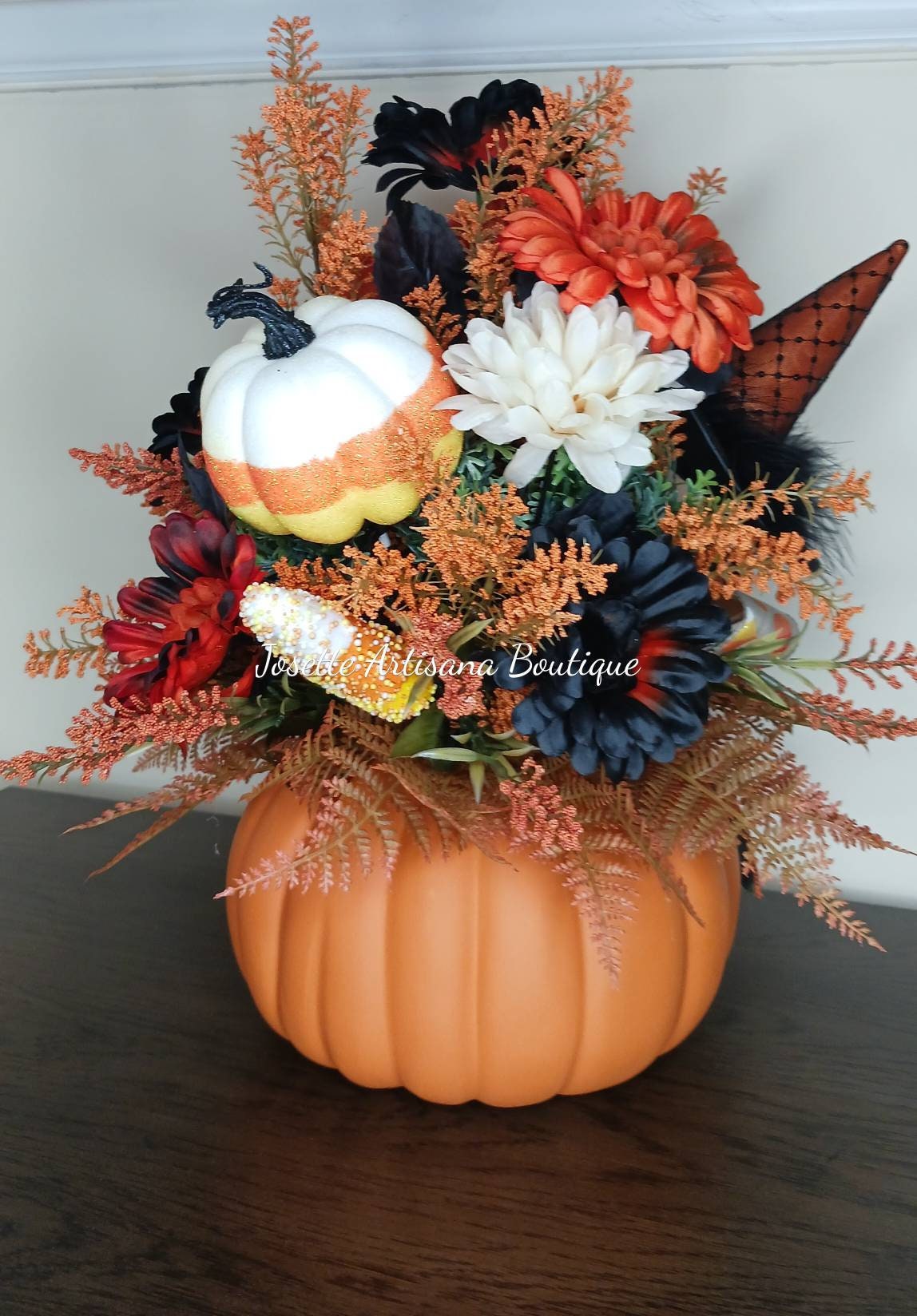 Halloween Table Centerpiece Fall Halloween Table Decor Table Etsy