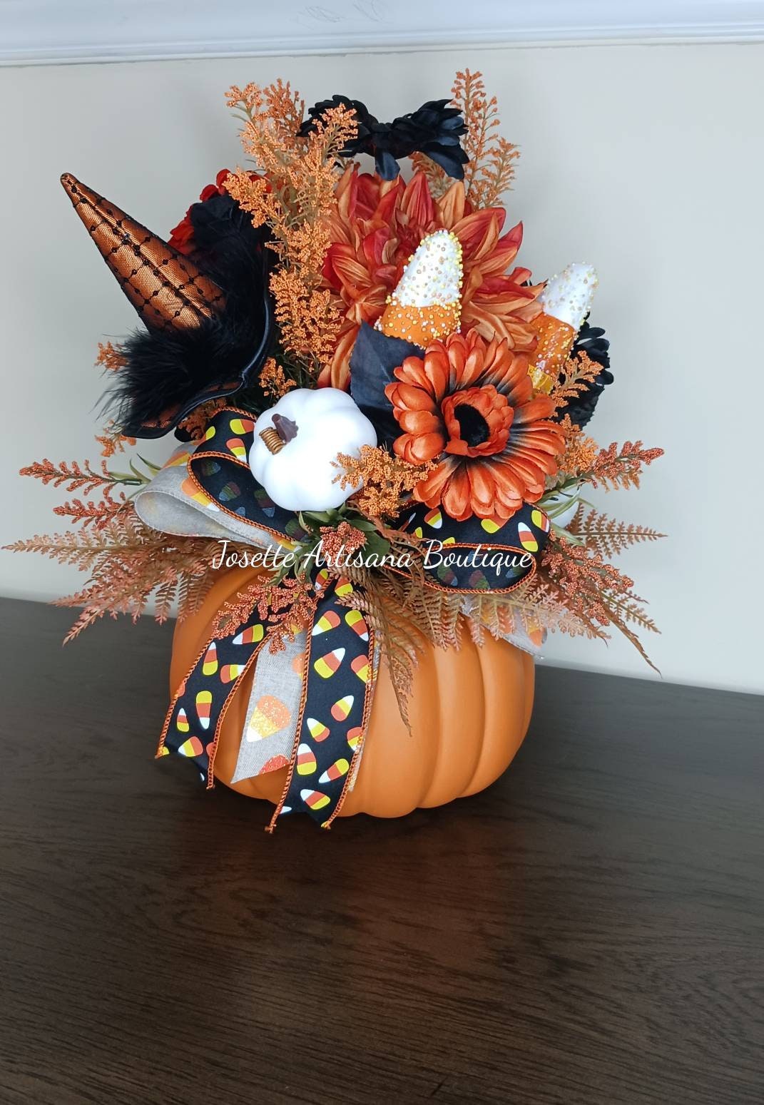 Halloween Table Centerpiece Fall Halloween Table Decor Table Etsy