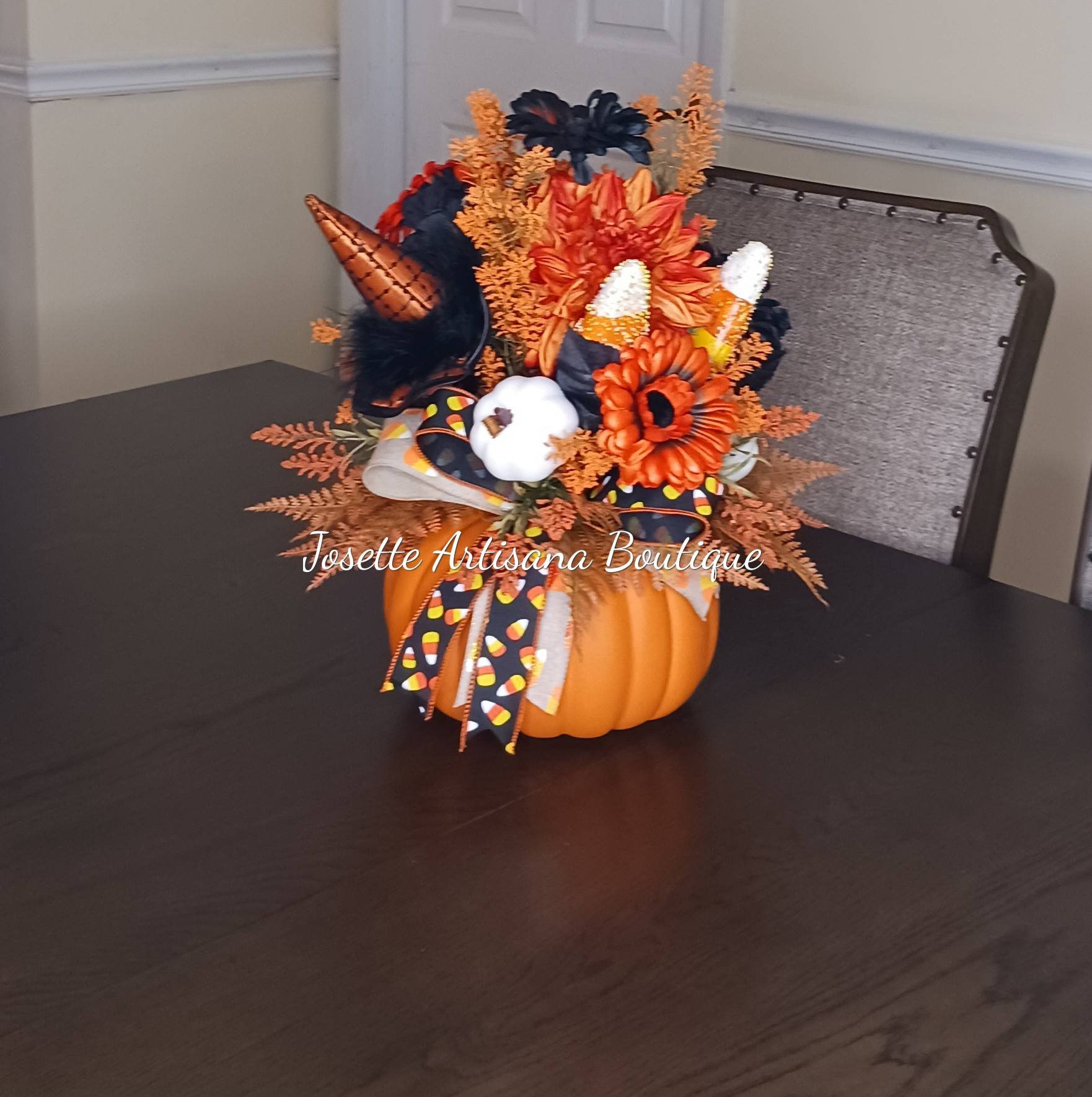 Halloween Table Centerpiece Fall Halloween Table Decor Table Etsy