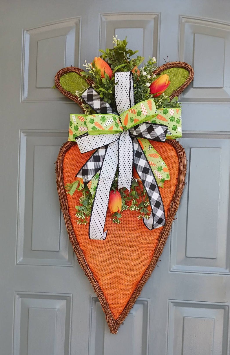 Spring Wreath for Front Door Spring Door Hanger Wreaths Etsy