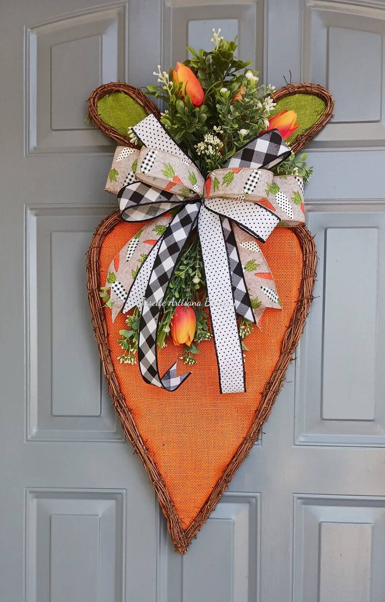 Spring Wreath for Front Door Spring Door Hanger Wreaths Etsy