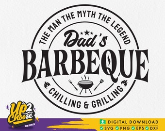 Svg de barbacoa de papá, Svg de barbacoa, Svg de parrilla maestra, Svg de parrilla, Svg de bar y parrilla de papá, Svg de regalo del día del padre, Archivos Svg de barbacoa para cricut