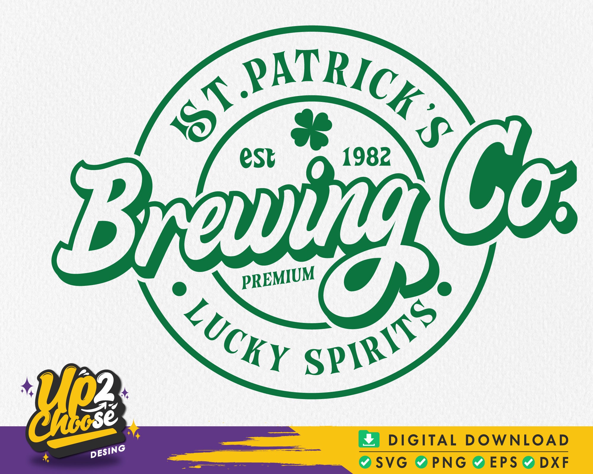 St.Patricks Brewing co. Svg, Brewing co. svg,lucked up svg, Shamrock Svg, St Patricks Day Shirt Svg, Green day, file Svg per cricut