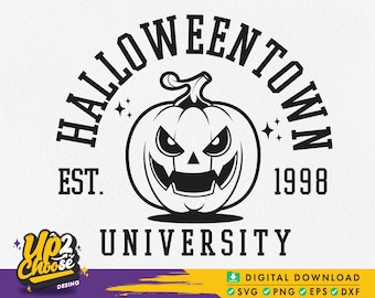 Halloweentown University SVG, Halloween svg, Halloween shirt svg, funny halloween svg, kids halloween svg, Pumpkin Svg, Svg files for cricut