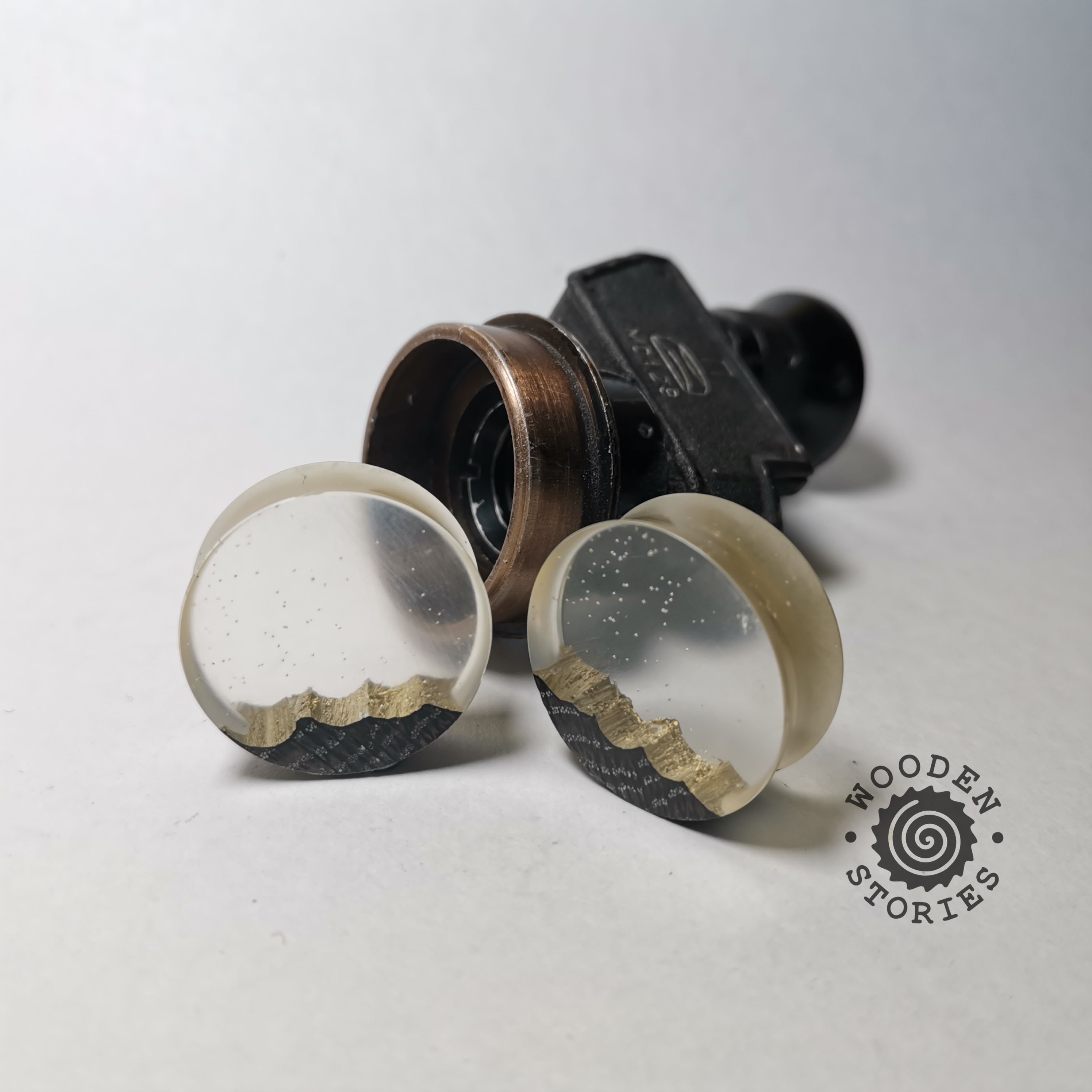 Transparent resin plugs. 10mm 12mm 14mm 16mm 18m 20mm Etsy