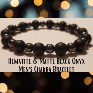 Black onyx and hematite meaning hot sale