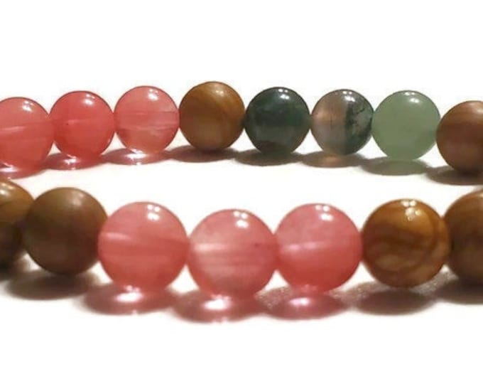 Heart Chakra Restore Balance Chakra Bracelet | Healing Crystal Bracelets | Natural Gemstone Beads | Meditation Jewelry