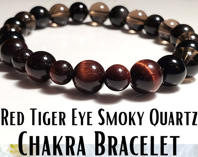 Strength and Clarity Chakra Healing Bracelet - Natural Chakra Bracelet