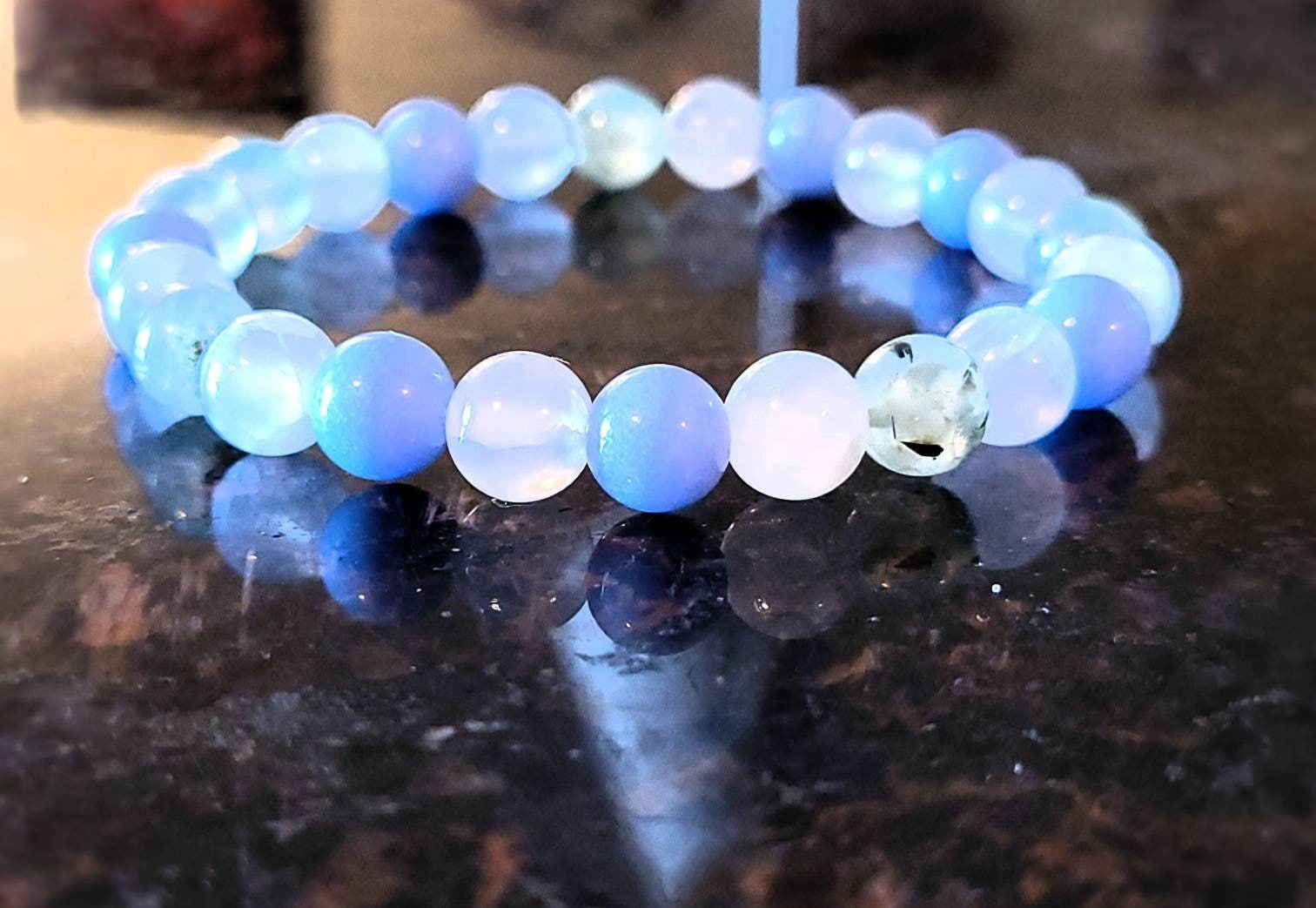 Blue 2024 aragonite bracelet