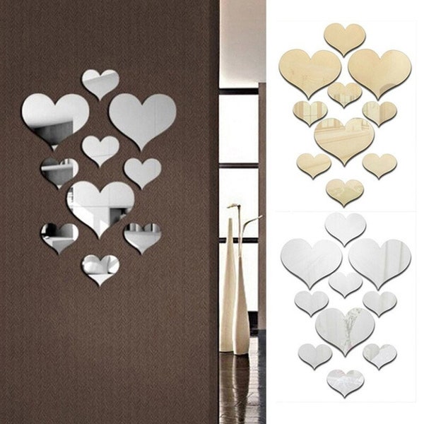 Mirror Wall Stickers Etsy
