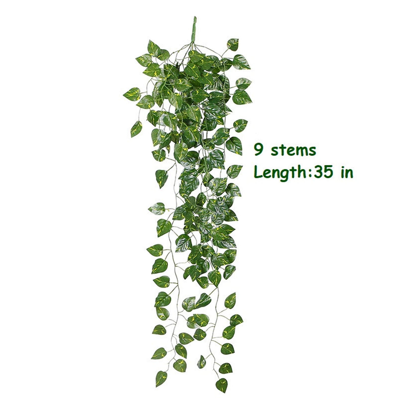 2pcs Artificial Hanging Plants Fake Hanging Plant Faux Ivy Etsy