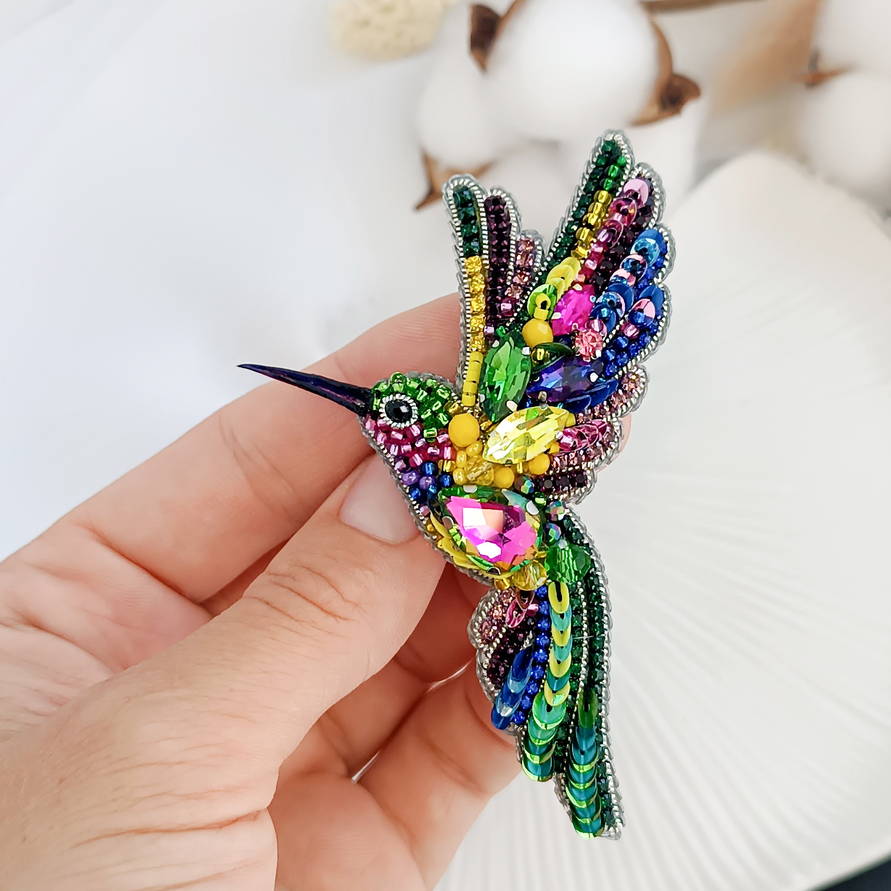Hummingbird brooch sale