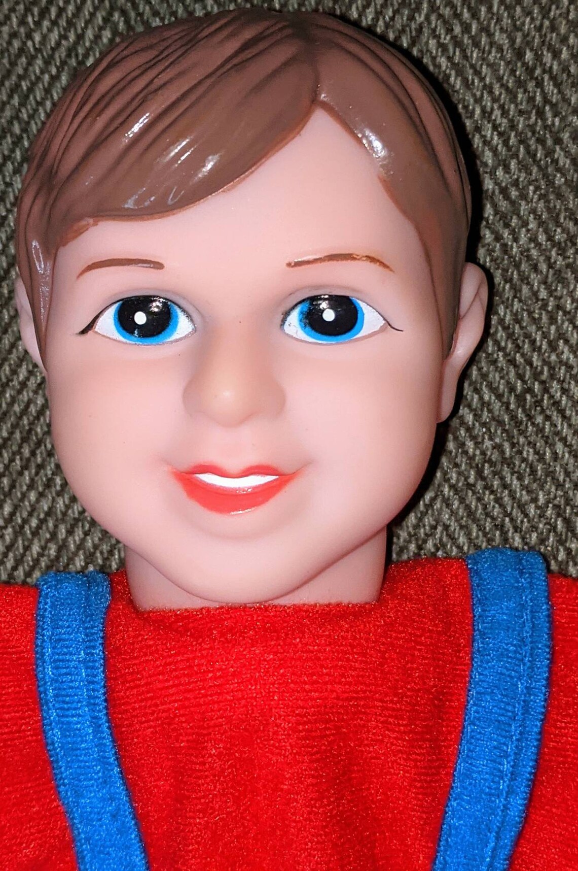 Vintage Young Boy Hand Puppet With Vinyl Head and Cloth Body. Etsy