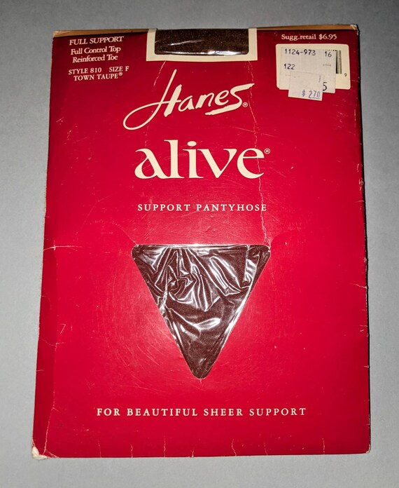 Vintage Package of Hanes Alive Support 
