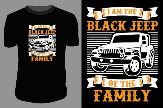 I Am the Black Jeep of the Family Svg Jeep Svg Jeep Vector | Etsy