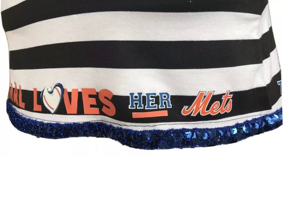 mets jersey dress Women's Concepts Sport Royal New York Mets Mosaic Knit Nightdress Size: Medium