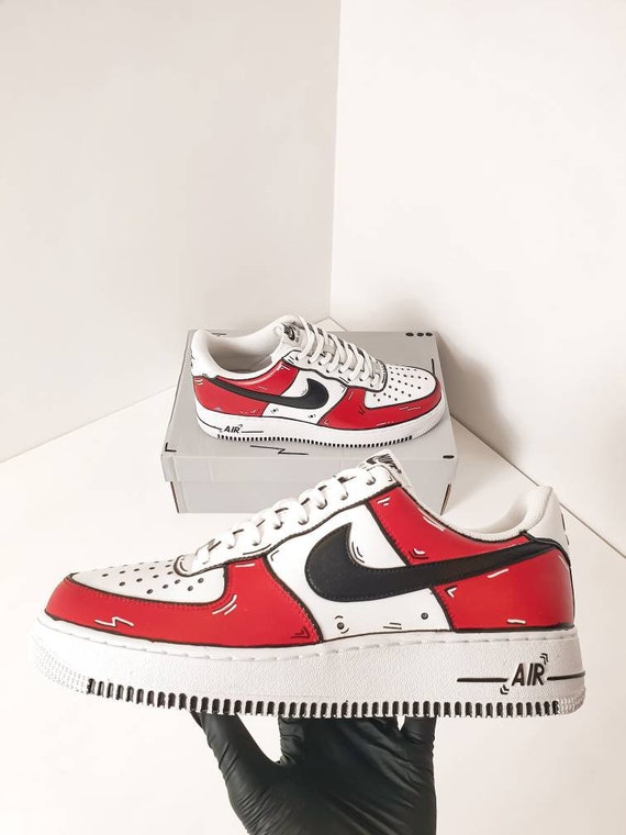 Custom Nike Air Force 1 Cartoon Design | Etsy