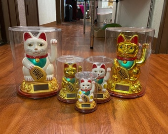 Maneki Neko Lucky Cat, Lucky Cat, Maneki Neko, Beckoning Hands Waving Fortune Cat, Fortune Cat, Beckoning Waving Lucky Cat, Waving Cat, Gift