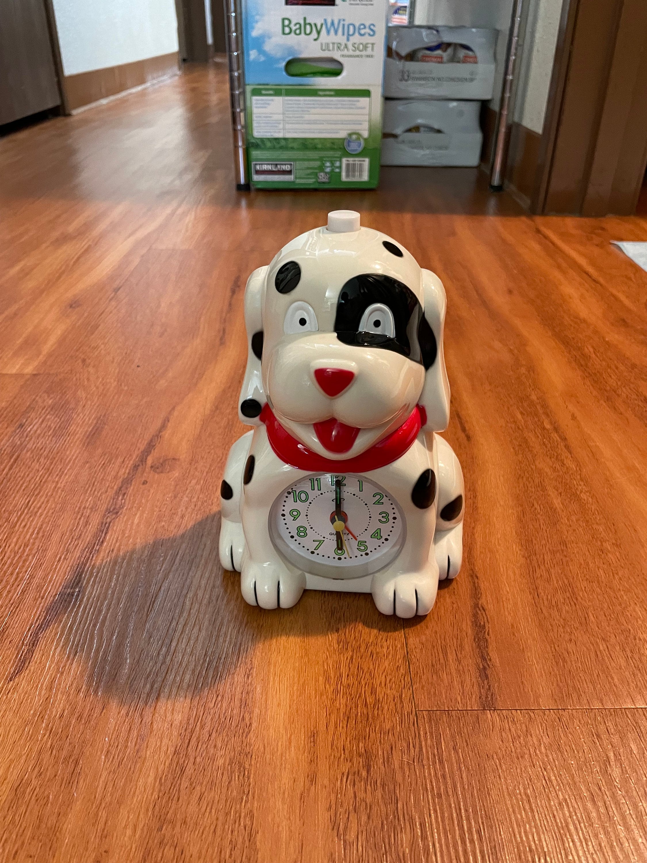 Vintage Dalmation Dog Alarm Clock, Dalmation Dog, Alarm Clock