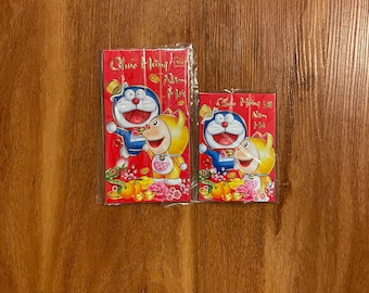 Doraemon Red Envelopes (Set x2), Red Envelopes, Hello Kitty, Lunar New Year, Chinese New Year, Wedding, Graduation, Birthday, Christmas Gift