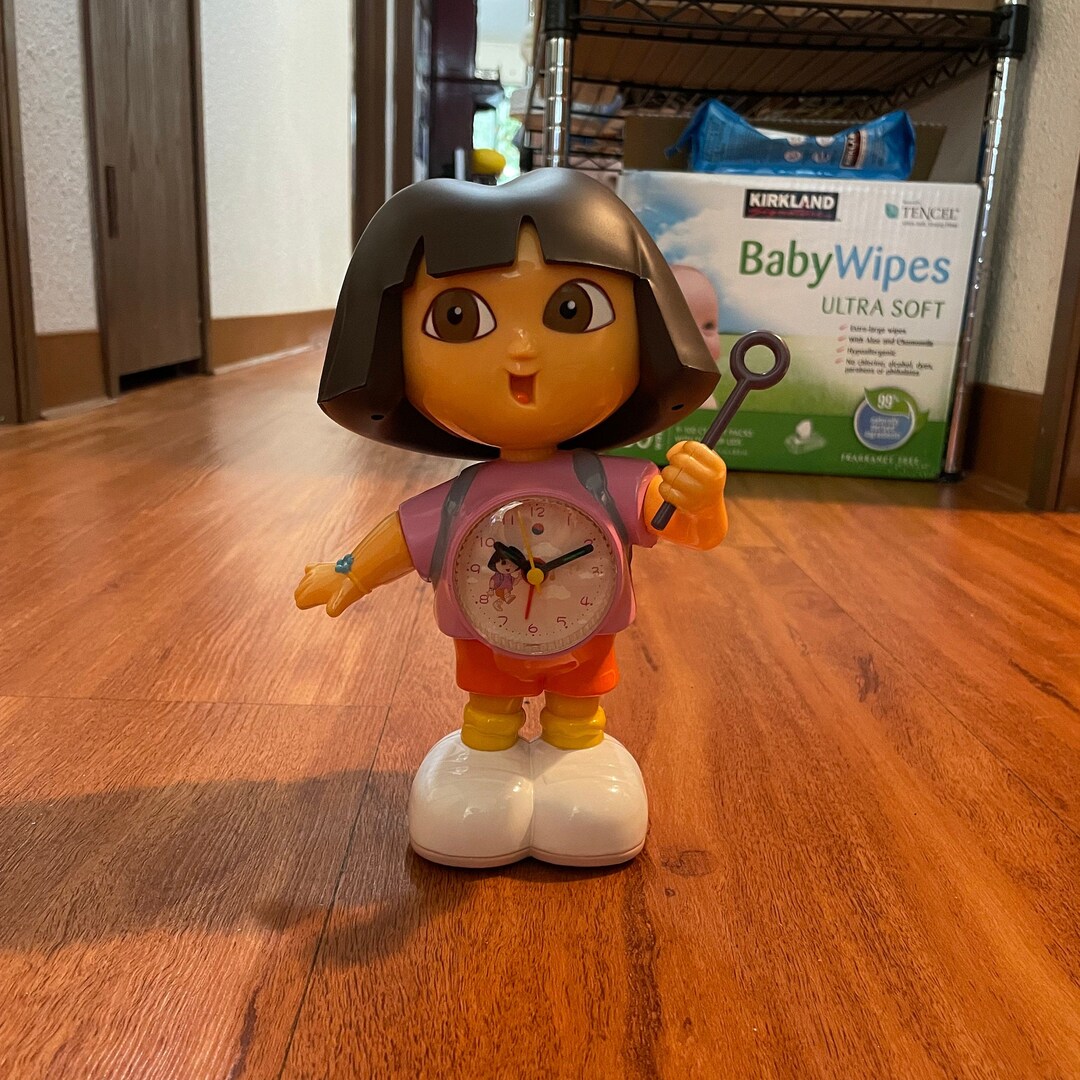 Vintage Dora the Explorer Alarm Clock, Dora the Explorer, Alarm Clock