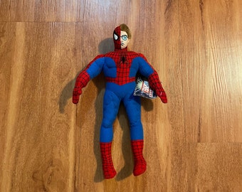 Vintage Spiderman Doll, Spiderman, Spiderman Stuffed Doll, Marvel Gift, Marvel, Spiderman Gift, Christmas Present, Christmas Gift, Kids gift