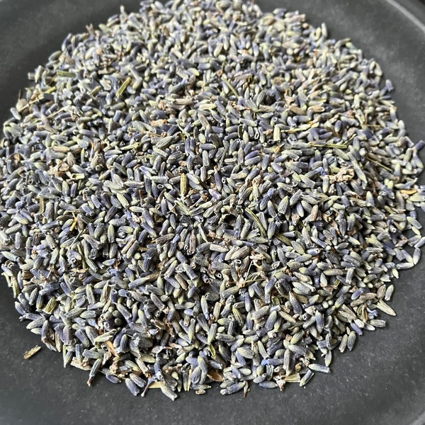 Dried Lavender | Dried Flowers | Dried Herbs | Organic Lavender Buds | Kosher Herbs | Craft Supplies | Herbs for Tea | Super Blue Lavender