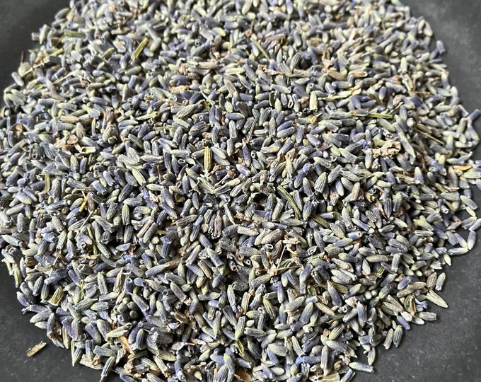 Dried Lavender | Dried Flowers | Dried Herbs | Organic Lavender Buds | Kosher Herbs | Craft Supplies | Herbs for Tea | Super Blue Lavender