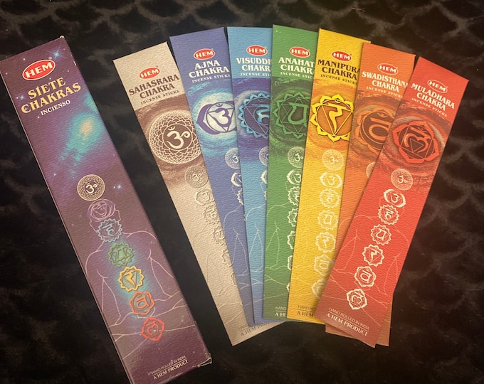 7 Chakras Incense by Hem | 7 Days Incense by Hem