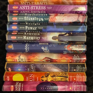 50+ CHOICES! 20 Gram Hem Incense | Ritual Incense | Intent Incense | Manifest Incense | Spiritual Incense | Witchcraft Incense | Premium Hem