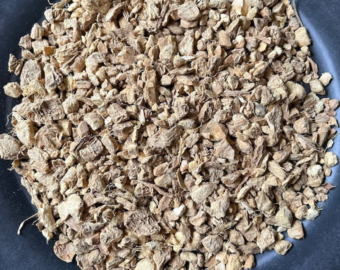 Dried Ginger Root | Dried Flowers | Dried Herbs | Organic | Kosher Herbs | Craft Supplies | Herbs for Tea | 1/2 Oz | Witchcraft